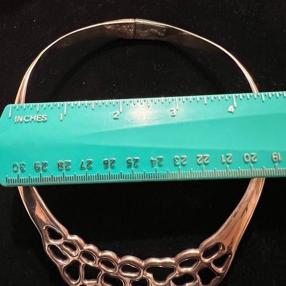 950 MEXICO SIGNED TORQUE / CHOKER / COLLAR SUPER NICE HEAVY! - Picture 9 of 11